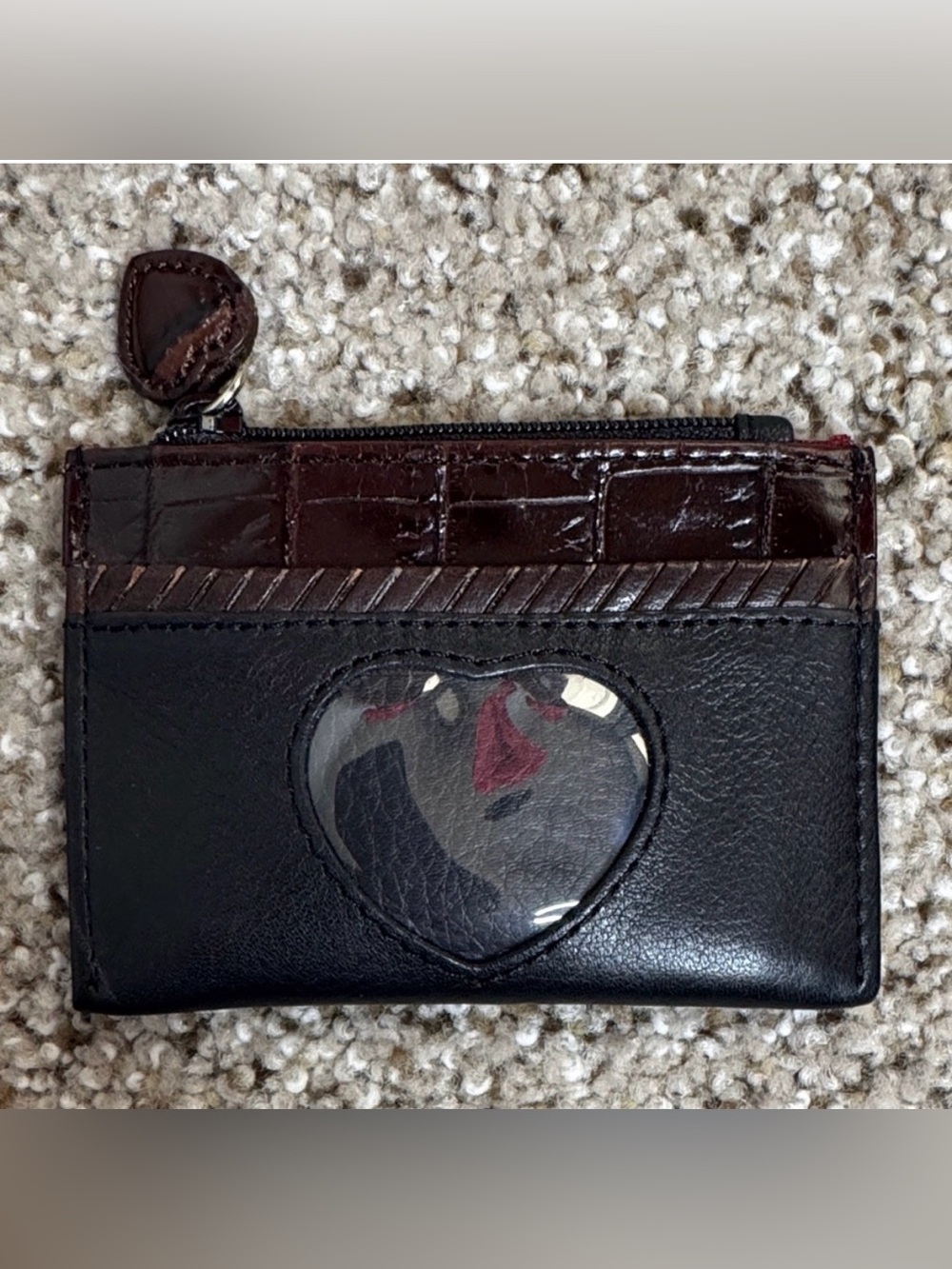 Brighton Heart / Coin / Card / ID Holder With Heart Charm